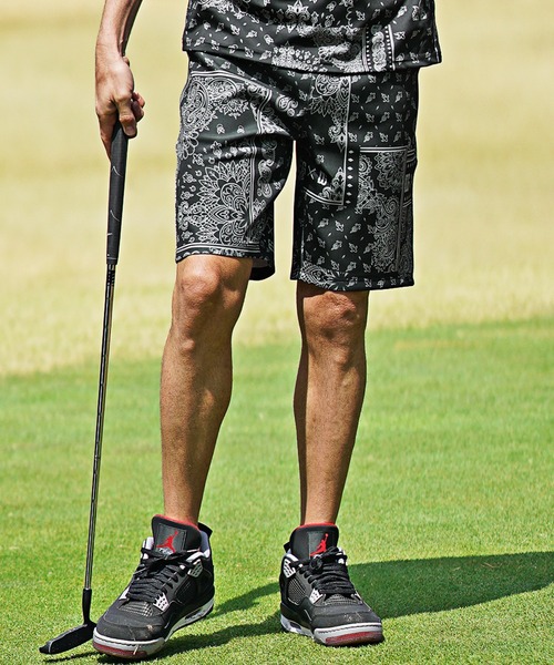 DIVINER GOLF】ペイズリー柄ショーツ メンズ ゴルフウェア ハーフ
