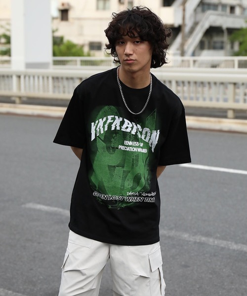 HOOK(フック)の「ミステリアスレタープリントTシャツ (SS)(Tシャツ/カットソー・メンズ・ホワイト系その他/ブラック系その他/レッド系その他/ホワイト系その他2/ホワイト系その他3/ホワイト系その他4/ホワイト系その他5/ブラック系その他2/ブラック系その他3/ブラック系その他4/ブラック系その他5/レッド系その他2/レッド系その他3・MEDIUM/LARGE)」の7枚目の写真