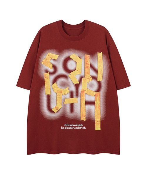 HOOK(フック)の「ミステリアスレタープリントTシャツ (SS)(Tシャツ/カットソー・メンズ・ホワイト系その他/ブラック系その他/レッド系その他/ホワイト系その他2/ホワイト系その他3/ホワイト系その他4/ホワイト系その他5/ブラック系その他2/ブラック系その他3/ブラック系その他4/ブラック系その他5/レッド系その他2/レッド系その他3・MEDIUM/LARGE)」の17枚目の写真