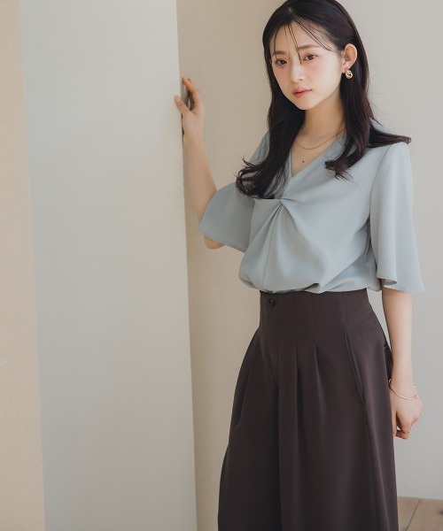 Petitjo(プッチージョ)の「小さいサイズ ハイウエストワイドパンツ 低身長さん・小柄女性(その他パンツ・レディース・ピンク/ブラウン・PSS/PS/PM/PL)」の18枚目の写真
