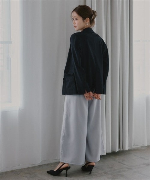 Petitjo(プッチージョ)の「小さいサイズ ハイウエストワイドパンツ 低身長さん・小柄女性(その他パンツ・レディース・ピンク/ブラウン/グレー・PSS/PS/PM/PL)」の14枚目の写真