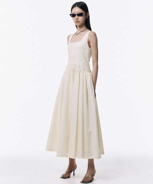 ワンピース Noble flare volume dress flare shirt dress – BUNNY APARTMENT