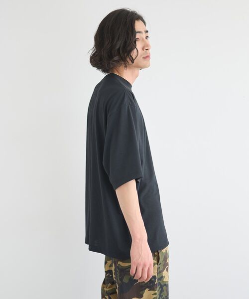 CRAFT STANDARD BOUTIQUE（クラフトスタンダードブティック）の「接触冷感/吸水速乾/UVカット DRY-MIX プリントTEE（Tシャツ/カットソー・レディース・ブラック/グレイッシュベージュ/オフホワイト・S/M/L）」の10枚目の写真