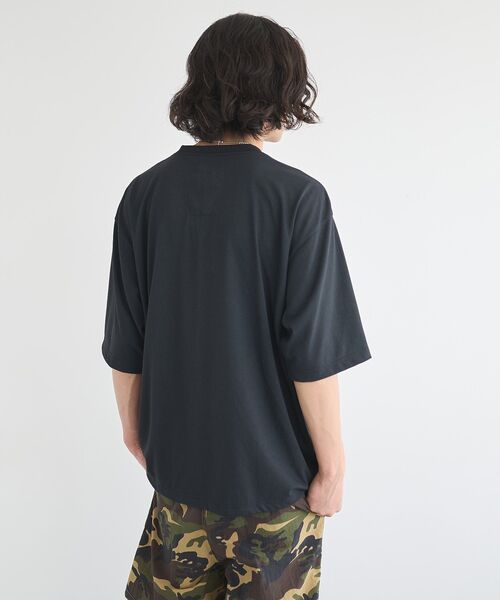 CRAFT STANDARD BOUTIQUE（クラフトスタンダードブティック）の「接触冷感/吸水速乾/UVカット DRY-MIX プリントTEE（Tシャツ/カットソー・レディース・ブラック/グレイッシュベージュ/オフホワイト・S/M/L）」の11枚目の写真