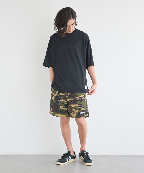CRAFT STANDARD BOUTIQUE（クラフトスタンダードブティック）の「接触冷感/吸水速乾/UVカット DRY-MIX プリントTEE（Tシャツ/カットソー・レディース・ブラック/グレイッシュベージュ/オフホワイト・S/M/L）」の12枚目の写真