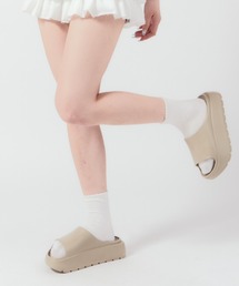 Rubber thick-soled sandals / 厚底サンダル