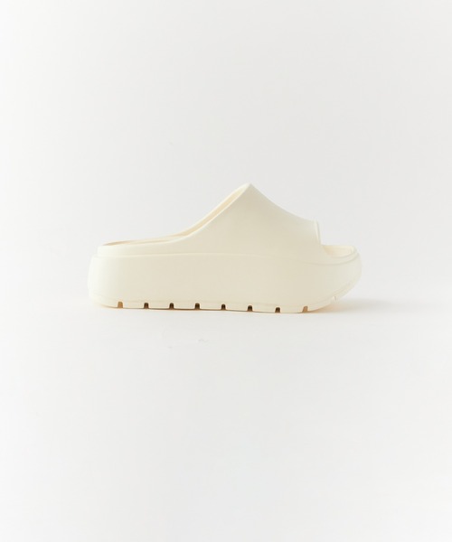 Chick(チック)の「Rubber thick-soled sandals / 厚底サンダル(サンダル・レディース・ブラック/ベージュ/ホワイト・24-24.5/23-23.5)」の5枚目の写真