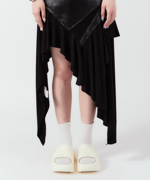 Chick(チック)の「Rubber thick-soled sandals / 厚底サンダル(サンダル・レディース・ブラック/ベージュ/ホワイト・24-24.5/23-23.5)」の18枚目の写真