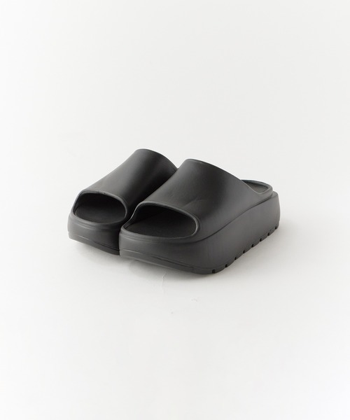 Chick(チック)の「Rubber thick-soled sandals / 厚底サンダル(サンダル・レディース・ブラック/ベージュ/ホワイト・24-24.5/23-23.5)」の21枚目の写真