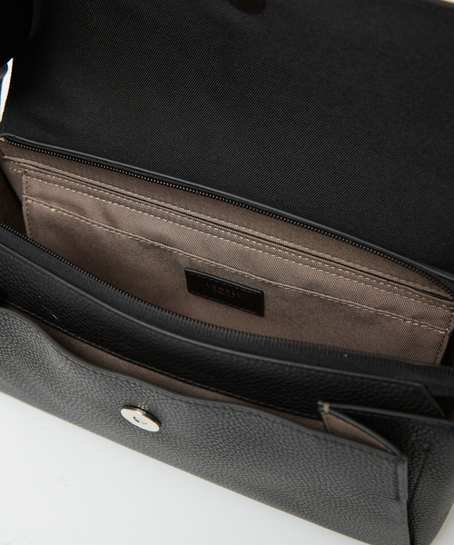 LOWELL things（ロウェル　シングス）の「Stri/レザークロスボディバッグ（ボディバッグ/ウエストポーチ・レディース・ブラック/グレイッシュベージュ/オレンジ・フリー）」の20枚目の写真