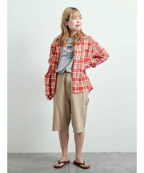 SM2（エスエムツー）の「刺繍入りチェックシャツ（シャツ/ブラウス・レディース・レッド/ベージュ/イエロー/ブルー・F）」の11枚目の写真