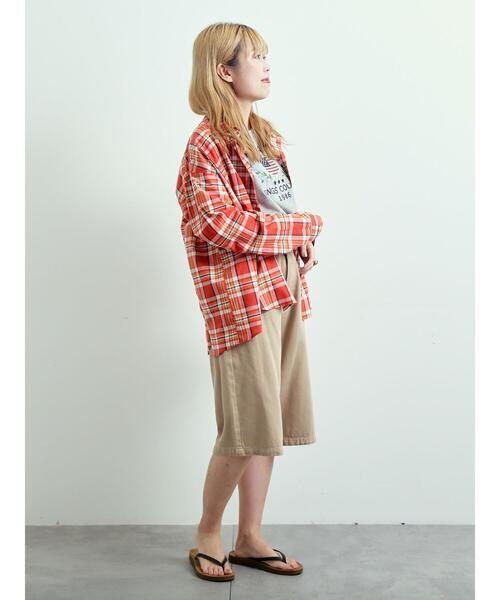 SM2（エスエムツー）の「刺繍入りチェックシャツ（シャツ/ブラウス・レディース・レッド/ベージュ/イエロー/ブルー・F）」の12枚目の写真