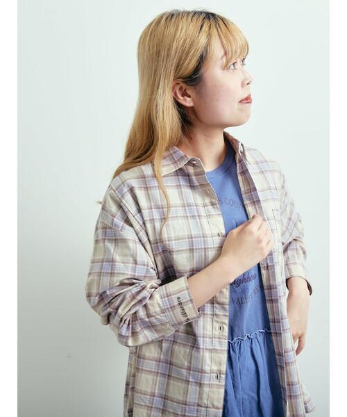 SM2（エスエムツー）の「刺繍入りチェックシャツ（シャツ/ブラウス・レディース・レッド/ベージュ/イエロー/ブルー・F）」の17枚目の写真