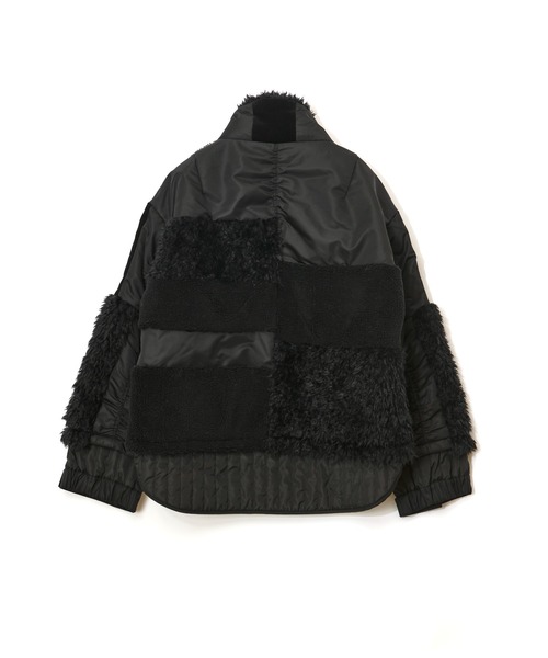 パッチワークライクボアブルゾン（ブルゾン）｜AULA AILA