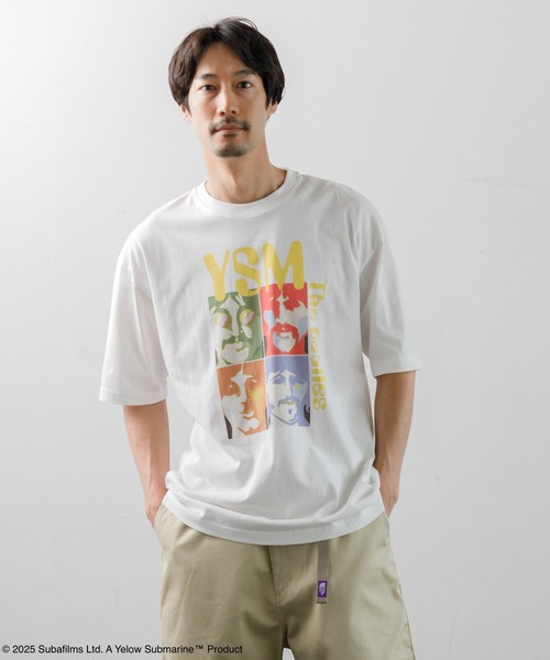 tシャツ 「MEN ， WOMEN」CAPSULE-T The Beatles YSM All You Need Is Love SS Tee レディ AMERICAN RAG CIE｜【MEN , WOMEN】CAPSULE-T The Beatles YSM