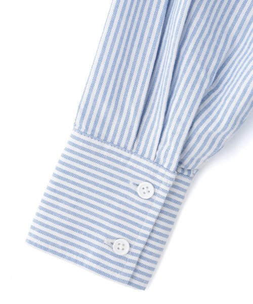 MILKFED.（ミルクフェド）の「LAYERED SHIRTS DRESS（ワンピース・レディース・ライトピンク/ライトブルー/ネイビー・ONE SIZE）」の5枚目の写真