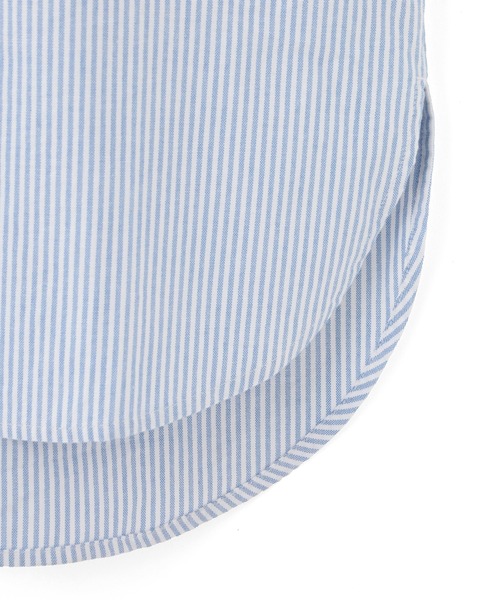 MILKFED.（ミルクフェド）の「LAYERED SHIRTS DRESS（ワンピース・レディース・ライトピンク/ライトブルー/ネイビー・ONE SIZE）」の6枚目の写真