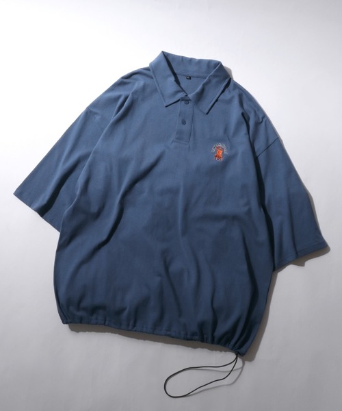 セール】Tiger Embroidery Polo Shirt/タイガー 虎 ワンポイント