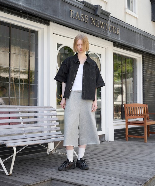 Regen Glanz(レーゲングランツ)の「slub denim shirt/スラブデニムシャツ(シャツ/ブラウス・メンズ・ネイビー/ブラック・MEDIUM/LARGE)」の7枚目の写真