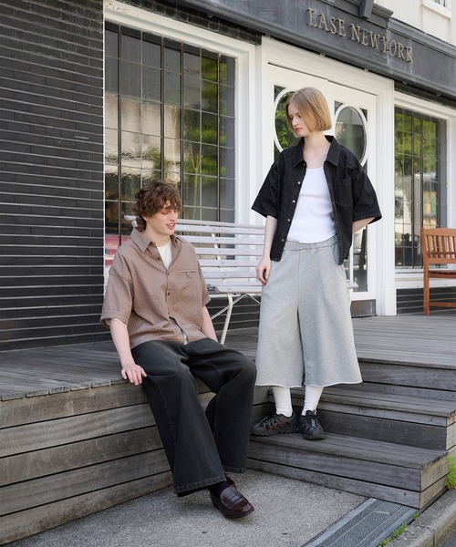 Regen Glanz(レーゲングランツ)の「slub denim shirt/スラブデニムシャツ(シャツ/ブラウス・メンズ・ネイビー/ブラック・MEDIUM/LARGE)」の3枚目の写真