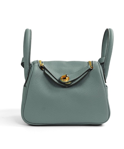 NiiNa(ニーナ)の「【 NiiNa / ニーナ 】高品質牛革2wayスクエアショルダーキャットバッグ(ショルダーバッグ・レディース・グレイッシュベージュ/ブラック/ブルー/ダークブラウン/ブラウン/ホワイト・FREE)」の14枚目の写真