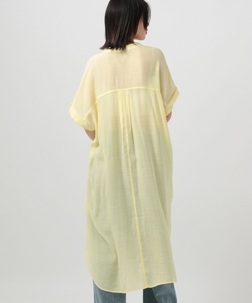 BAYFLOW（ベイフロー）の「フレンチスリーブワンピース（ワンピース・レディース・イエロー/ブルー/ホワイト系・SMALL/MEDIUM）」の20枚目の写真