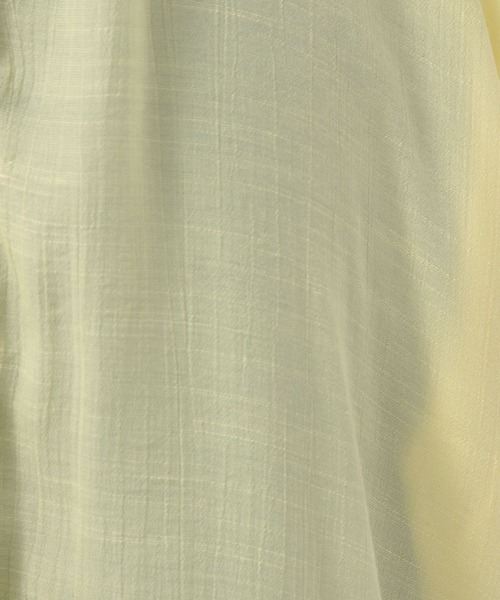 BAYFLOW（ベイフロー）の「フレンチスリーブワンピース（ワンピース・レディース・イエロー/ブルー/ホワイト系・SMALL/MEDIUM）」の5枚目の写真