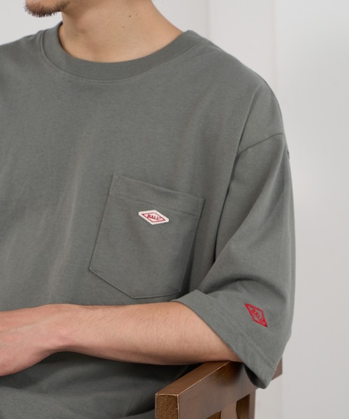 BALL(ボール)の「【BALL】OE天竺 BIGサイズ ポケTEE55721(Tシャツ/カットソー・メンズ・ブラック/ホワイト/チャコールグレー/ブルー/グリーン/オートミール/モカ・LL/L/M)」の6枚目の写真