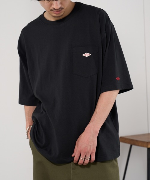 BALL(ボール)の「【BALL】OE天竺 BIGサイズ ポケTEE55721(Tシャツ/カットソー・メンズ・ブラック/ホワイト/チャコールグレー/ブルー/グリーン/オートミール/モカ・LL/L/M)」の2枚目の写真
