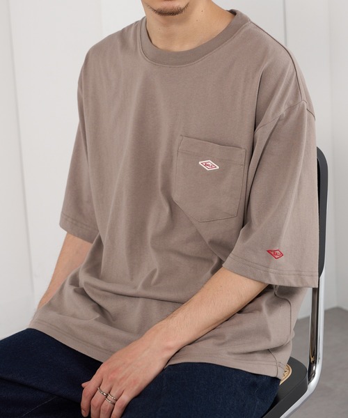 BALL(ボール)の「【BALL】OE天竺 BIGサイズ ポケTEE55721(Tシャツ/カットソー・メンズ・ブラック/ホワイト/チャコールグレー/ブルー/グリーン/オートミール/モカ・LL/L/M)」の4枚目の写真
