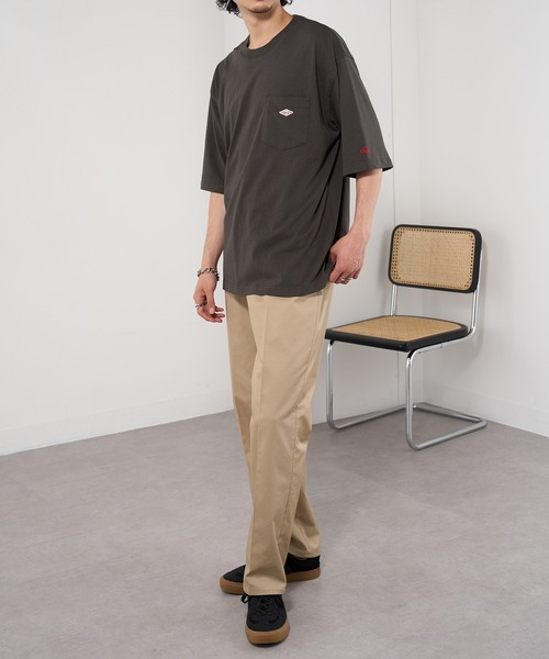 BALL(ボール)の「【BALL】OE天竺 BIGサイズ ポケTEE55721(Tシャツ/カットソー・メンズ・ブラック/ホワイト/チャコールグレー/ブルー/グリーン/オートミール/モカ・LL/L/M)」の10枚目の写真