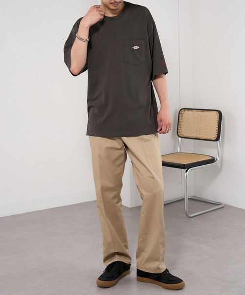 BALL(ボール)の「【BALL】OE天竺 BIGサイズ ポケTEE55721(Tシャツ/カットソー・メンズ・ブラック/ホワイト/チャコールグレー/ブルー/グリーン/オートミール/モカ・LL/L/M)」の11枚目の写真