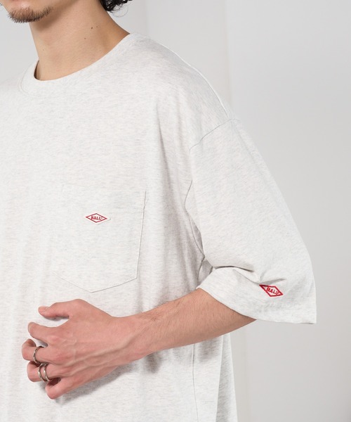 BALL(ボール)の「【BALL】OE天竺 BIGサイズ ポケTEE55721(Tシャツ/カットソー・メンズ・ブラック/ホワイト/チャコールグレー/ブルー/グリーン/オートミール/モカ・LL/L/M)」の18枚目の写真