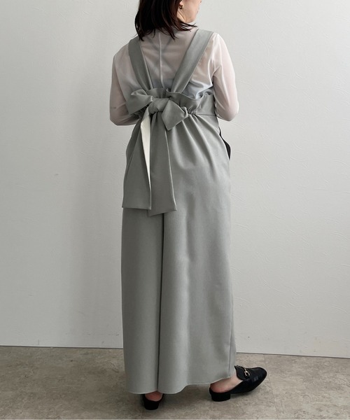 【美品】theory サラサラレーヨン生地サロペット細紐リラックスほぼ未使用美品 美品】theory サラサラレーヨン生地サロペット細紐リラックス
