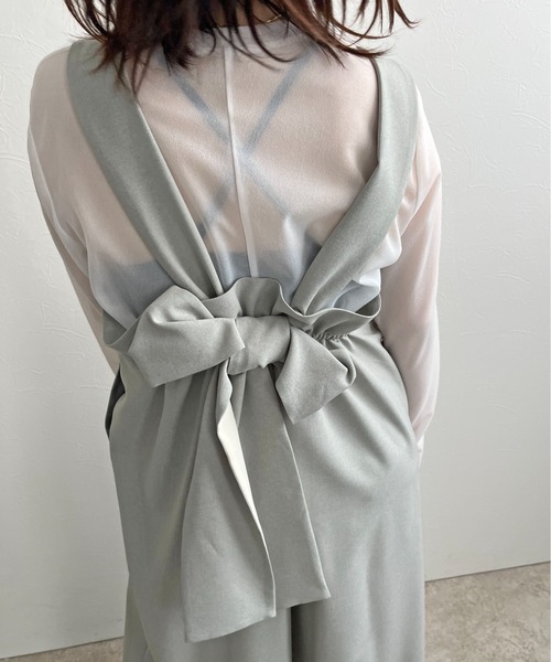 【美品】theory サラサラレーヨン生地サロペット細紐リラックスほぼ未使用美品 美品】theory サラサラレーヨン生地サロペット細紐リラックス