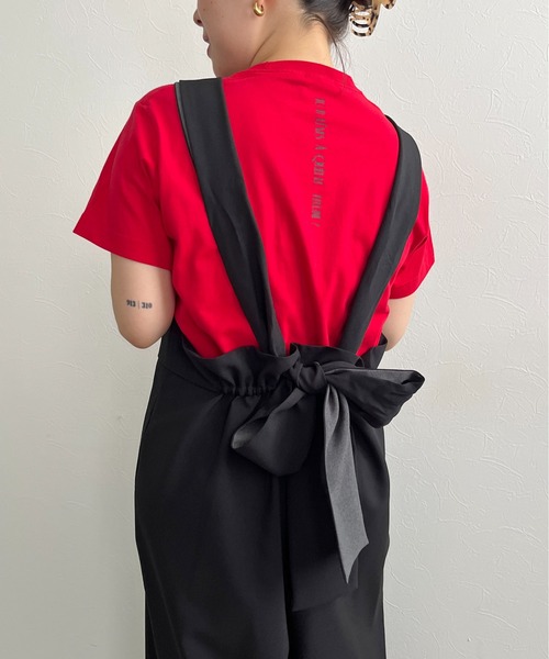 サロペット・オーバーオール・オールインワン andequal ribbon shoulder combination andequal ribbon shouldercombinaison - メルカリ