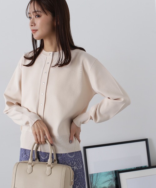 N.ナチュラルビューティーベーシック トッパー カーディガン ニット シンプル beauty basic - N.ナチュラルビューティーベーシック