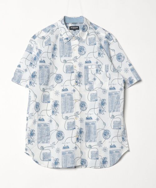 BoTT BLANKMAG 総柄シャツ BoTT BLANKMAG 総柄シャツ