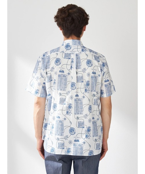 McGREGOR（マックレガー）の「マリン柄シャツ（シャツ/ブラウス・メンズ・アイボリー/ネイビー・M/L/XL）」の11枚目の写真