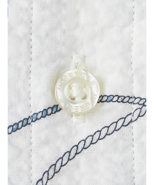 McGREGOR（マックレガー）の「マリン柄シャツ（シャツ/ブラウス・メンズ・アイボリー/ネイビー・M/L/XL）」の6枚目の写真