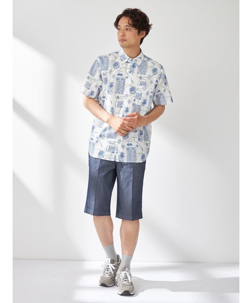 McGREGOR（マックレガー）の「マリン柄シャツ（シャツ/ブラウス・メンズ・アイボリー/ネイビー・M/L/XL）」の13枚目の写真