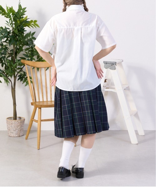 kutir（クティール）の「半袖アソートドロストリボンシャツ（シャツ/ブラウス・レディース・ボルドー/ベージュ/ライトブルー/オフホワイト/チャコールグレー・FREE）」の11枚目の写真