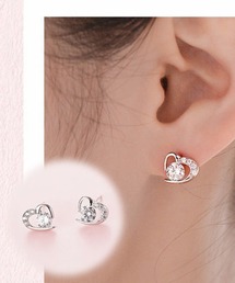 ピアス ハート スタッドピアス
