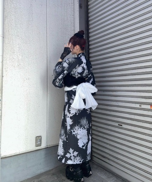 REFLEM【レフレム】2wayセパレート総柄浴衣 REFLEM【レフレム】2wayセパレート総柄浴衣5点SET(羽織・キャミ