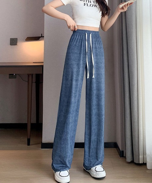 サマー ストレート スラックス 4色 ベーシック パンツ 夏 cr8840 2877388_base.jpg