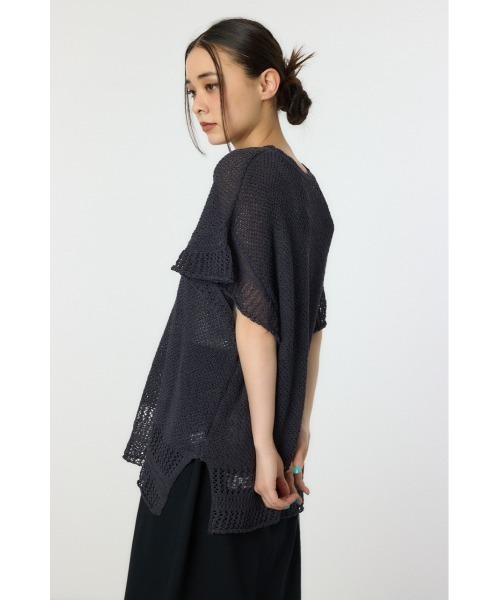 RODEO CROWNS WIDE BOWL（ロデオクラウンズワイドボウル）の「ルーズニットチュニック（ニット/セーター・レディース・レッド/アイボリー/チャコールグレー・FREE）」の21枚目の写真