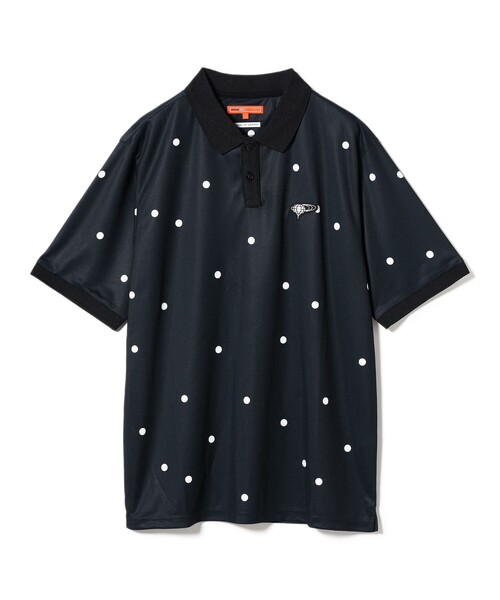 BEAMS GOLF（ビームスゴルフ）の「〈MEN〉ORANGE LABEL / ドットプリント クレリック ポロシャツ【DRY・UV・STRETCH】（ポロシャツ・メンズ・ホワイト/グリーン/ブラック・M/L/XL/S）」の10枚目の写真