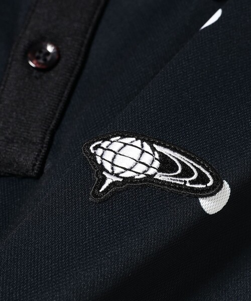 BEAMS GOLF（ビームスゴルフ）の「〈MEN〉ORANGE LABEL / ドットプリント クレリック ポロシャツ【DRY・UV・STRETCH】（ポロシャツ・メンズ・ホワイト/グリーン/ブラック・M/L/XL/S）」の12枚目の写真