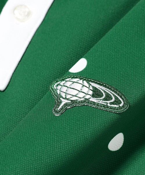 BEAMS GOLF（ビームスゴルフ）の「〈MEN〉ORANGE LABEL / ドットプリント クレリック ポロシャツ【DRY・UV・STRETCH】（ポロシャツ・メンズ・ホワイト/グリーン/ブラック・M/L/XL/S）」の17枚目の写真