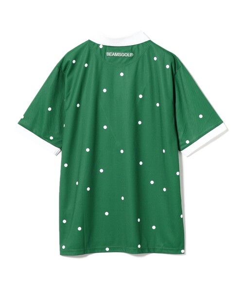 BEAMS GOLF（ビームスゴルフ）の「〈MEN〉ORANGE LABEL / ドットプリント クレリック ポロシャツ【DRY・UV・STRETCH】（ポロシャツ・メンズ・ホワイト/グリーン/ブラック・M/L/XL/S）」の18枚目の写真